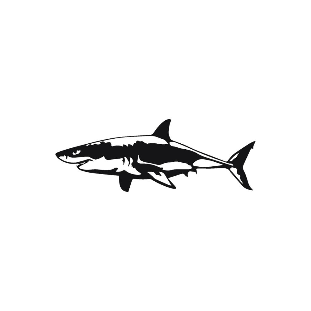 Aquarium Fish Shark - Jpct interesting great white shark decal