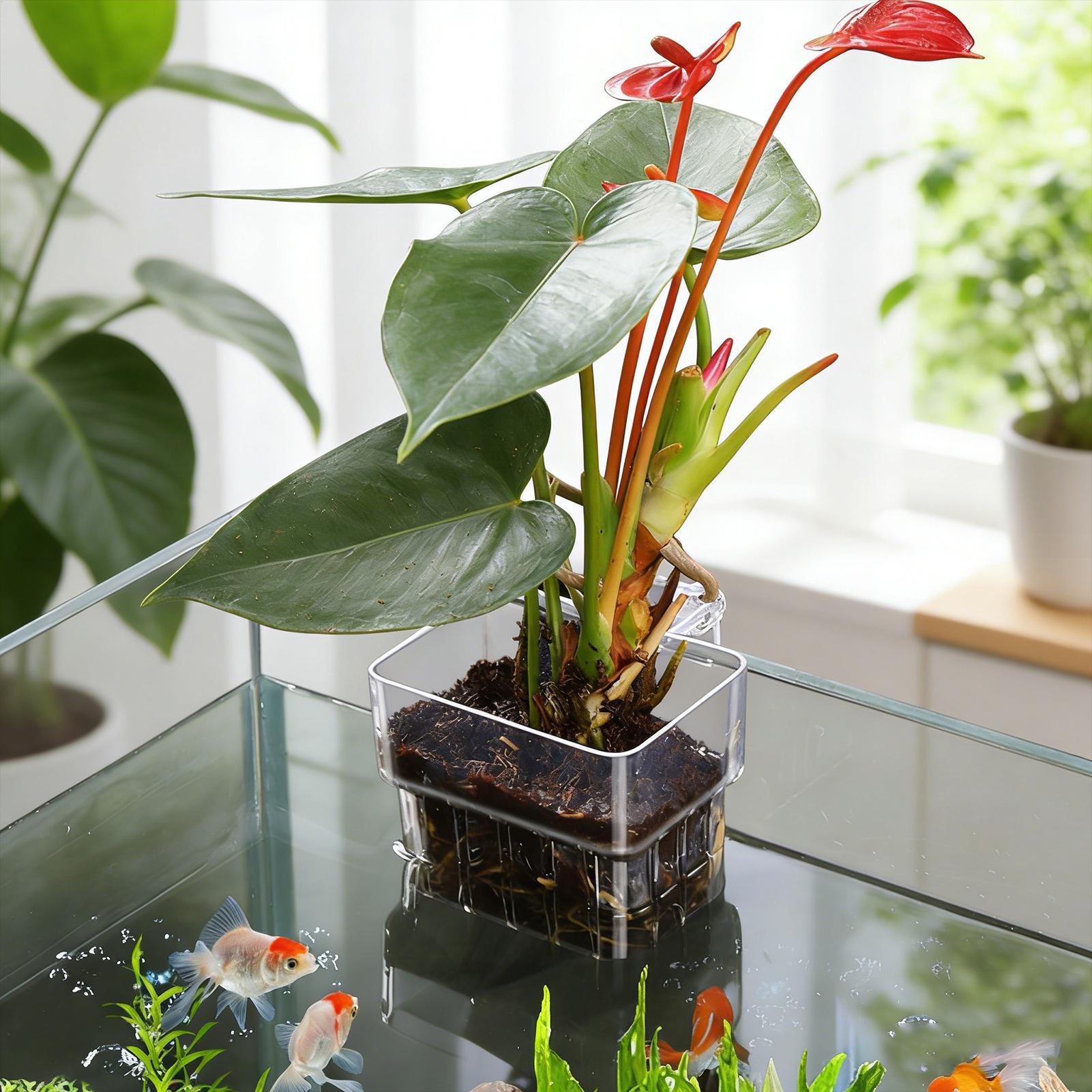 Transparent Hangable Aquarium  - огляд і ціна Aquarium Fish Pot