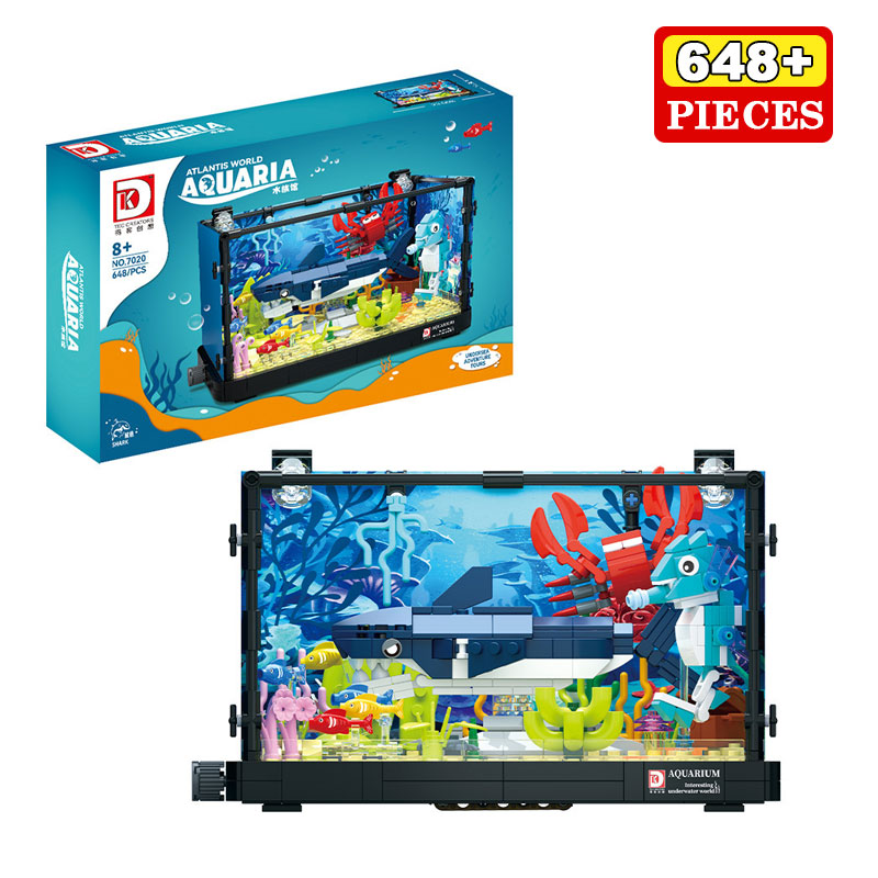 648PCS Shark Ecosystem Tank Bu - огляд і ціна Aquarium Fish Shark