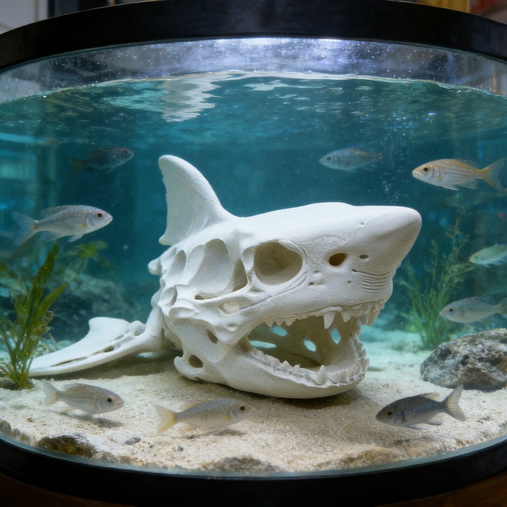 3D Printing Shark Skull Skelet - огляд і ціна Aquarium Fish Shark