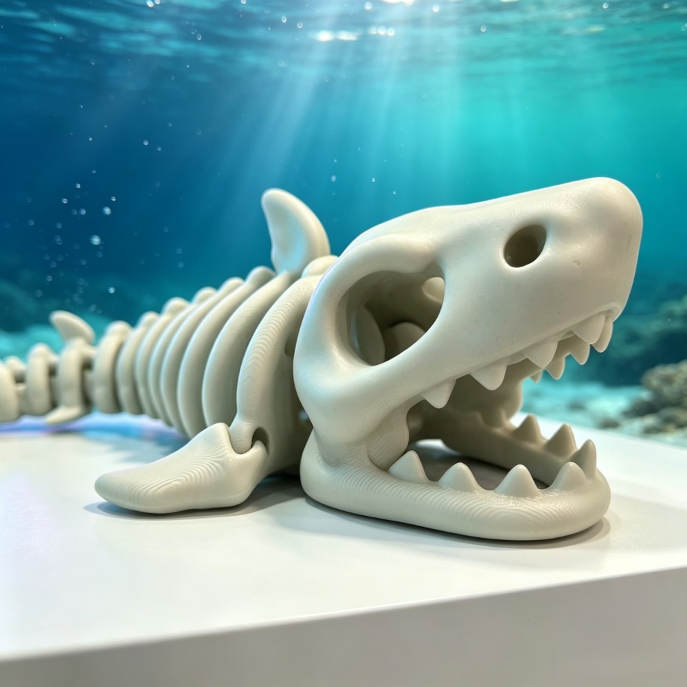 Shark Skeleton Aquarium Decor  - огляд і ціна Aquarium Fish Shark