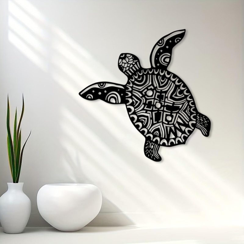 Sea Turtle Iron Metal Wall Art - огляд і ціна Live Fish Aquarium