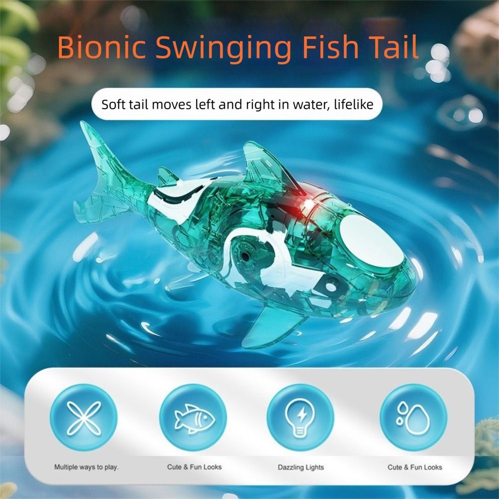 Novelty Plastic Electric Pet F - огляд і ціна Aquarium Fish Shark