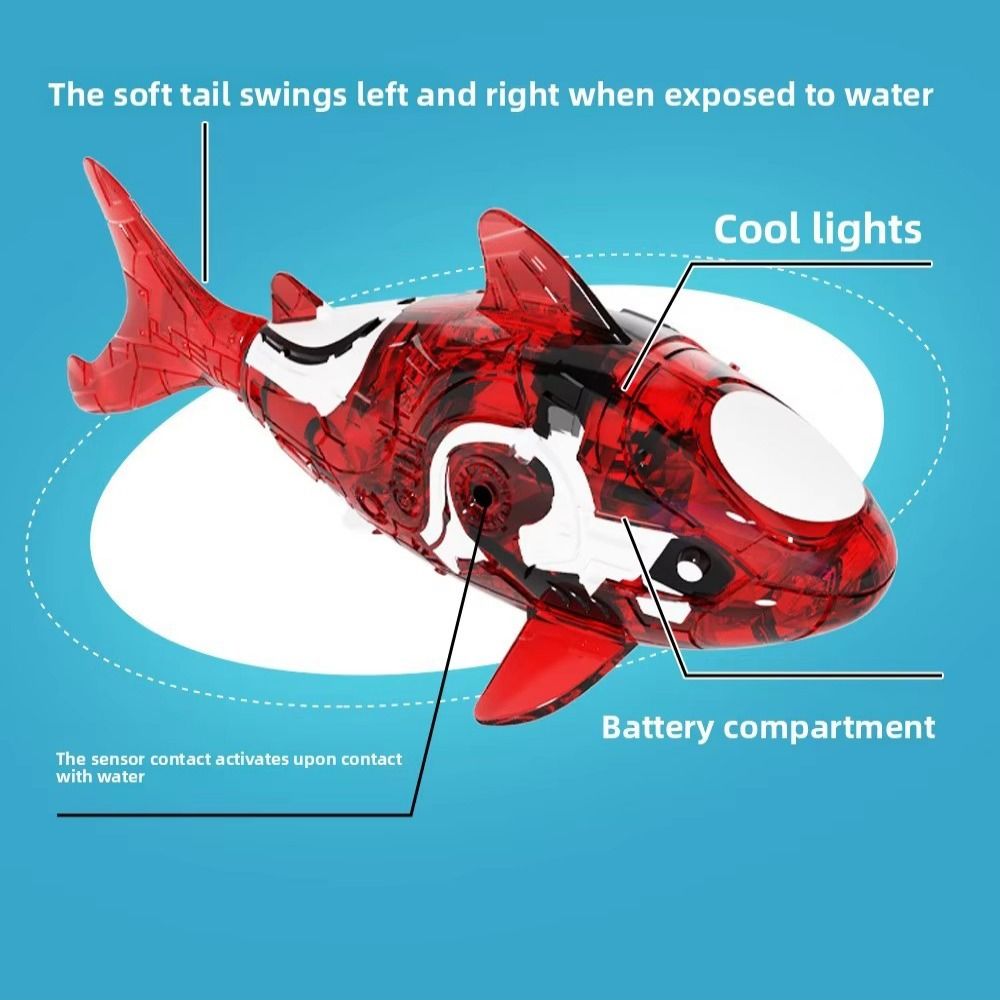 Novelty Plastic Electric Pet F - огляд і ціна Aquarium Fish Shark