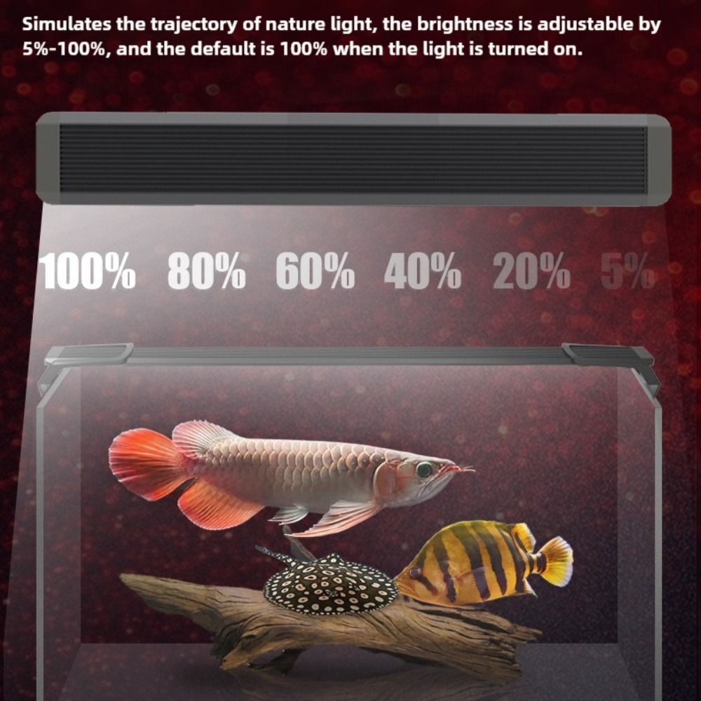 Aquarium LED Light ,Dimmable F - огляд і ціна Aquarium Fish Parrot