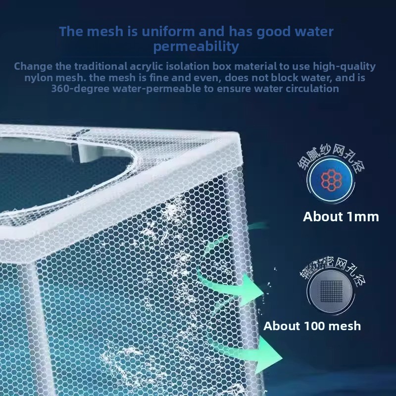 Aquarium Fish Breeding Net Iso - огляд і ціна Tank Divider Mesh