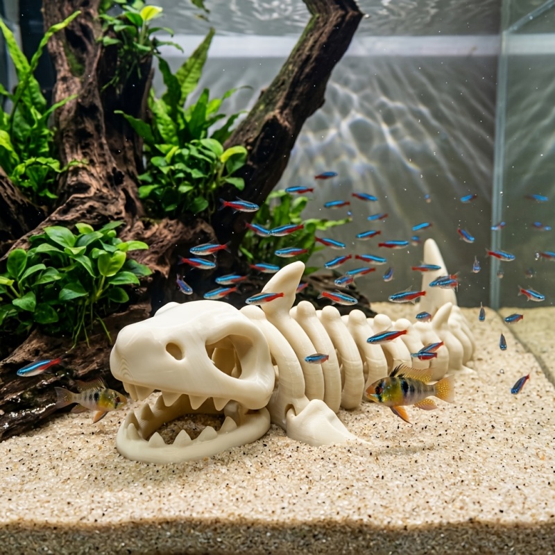 17cm Shark Skeleton Aquarium D - огляд і ціна Aquarium Fish Shark