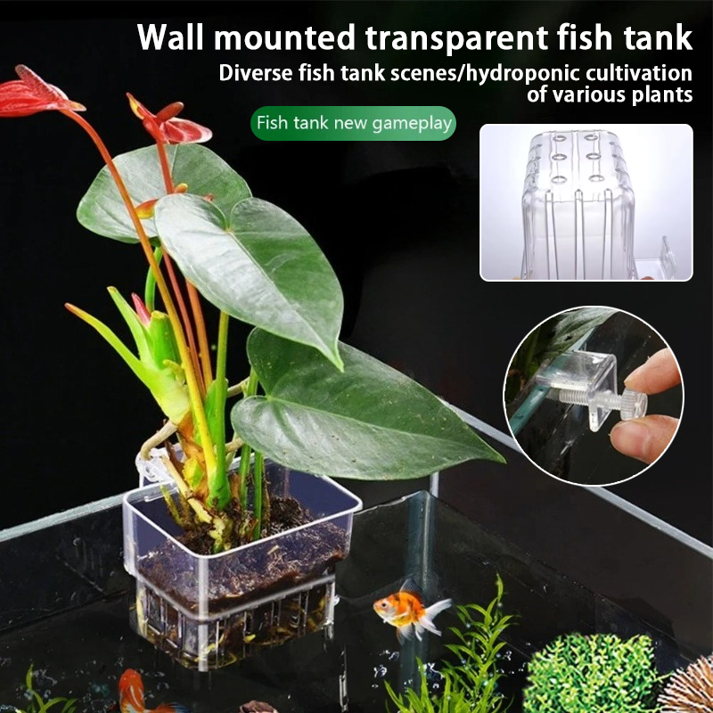 Aquarium Hanging Planter Cups  - огляд і ціна Aquarium Fish Pot