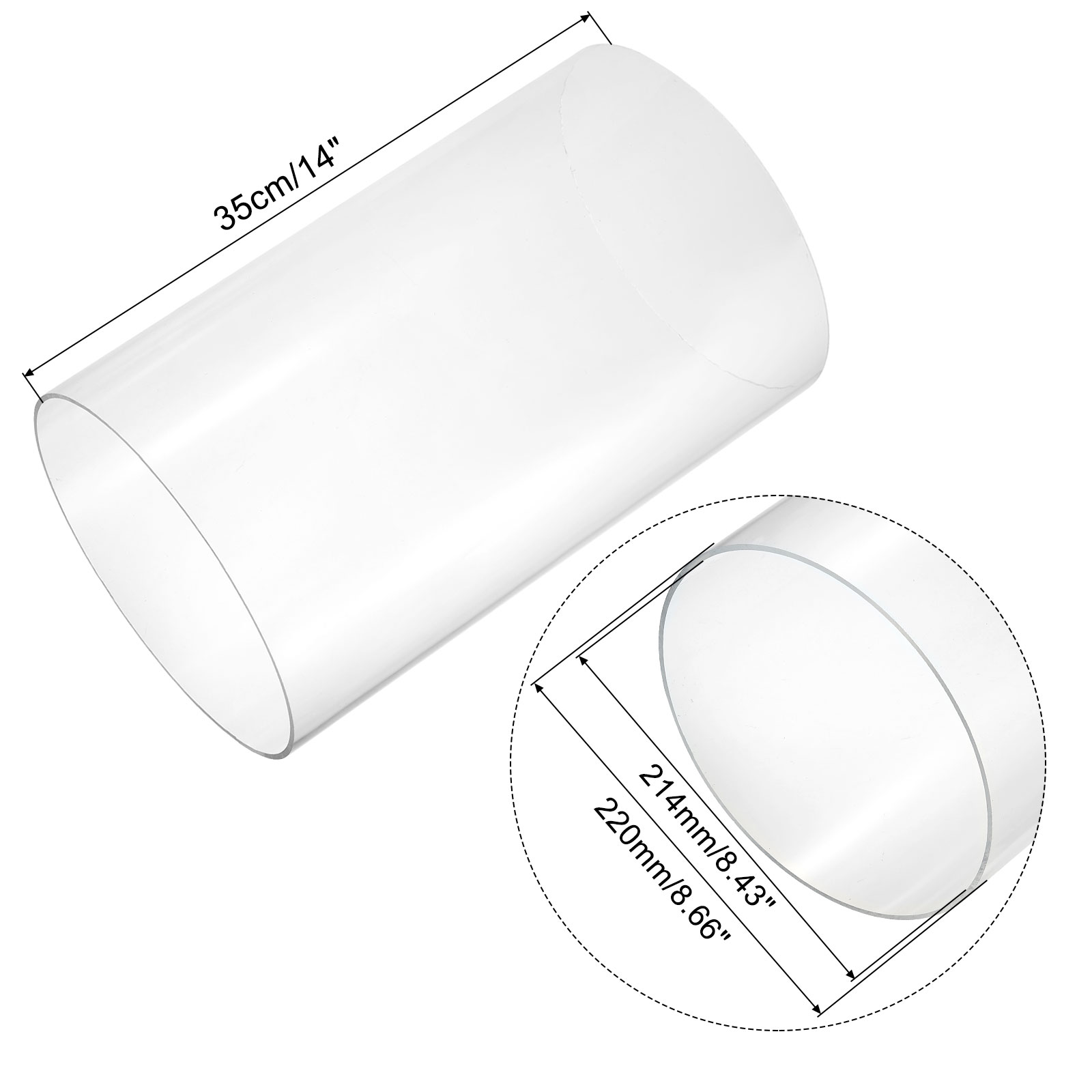 350mm Transparent Acrylic Aqua - огляд і ціна Aquarium Fish Breeding