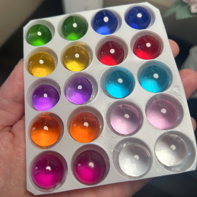 10/20pcs Solid Color Glass Bal - огляд і ціна Aquarium Fish Ball