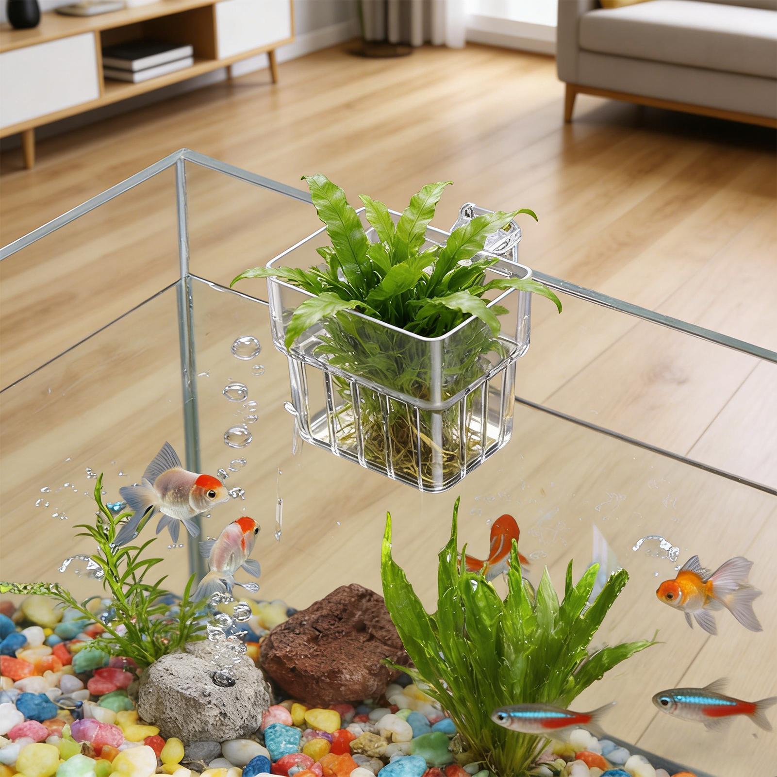 Transparent Hangable Aquarium  - огляд і ціна Aquarium Fish Pot
