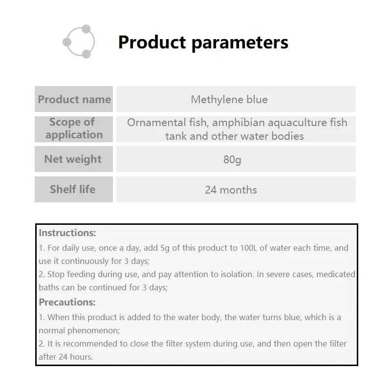 Methylene Blue Ornamental Fish - огляд і ціна Aquarium Fish Parrot