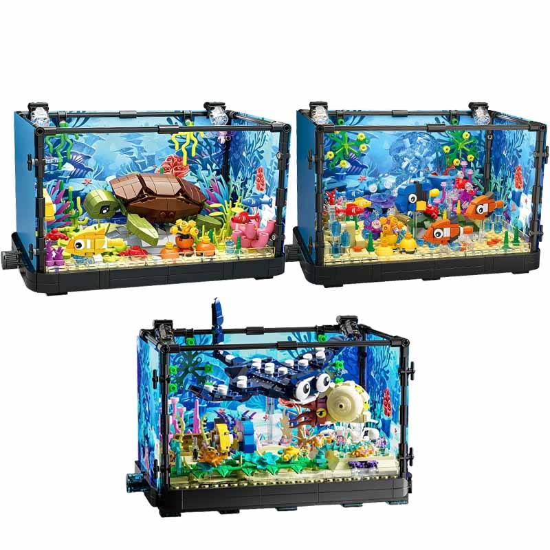 Fish Tank Building Block Set w - огляд і ціна Aquarium Fish Breeding