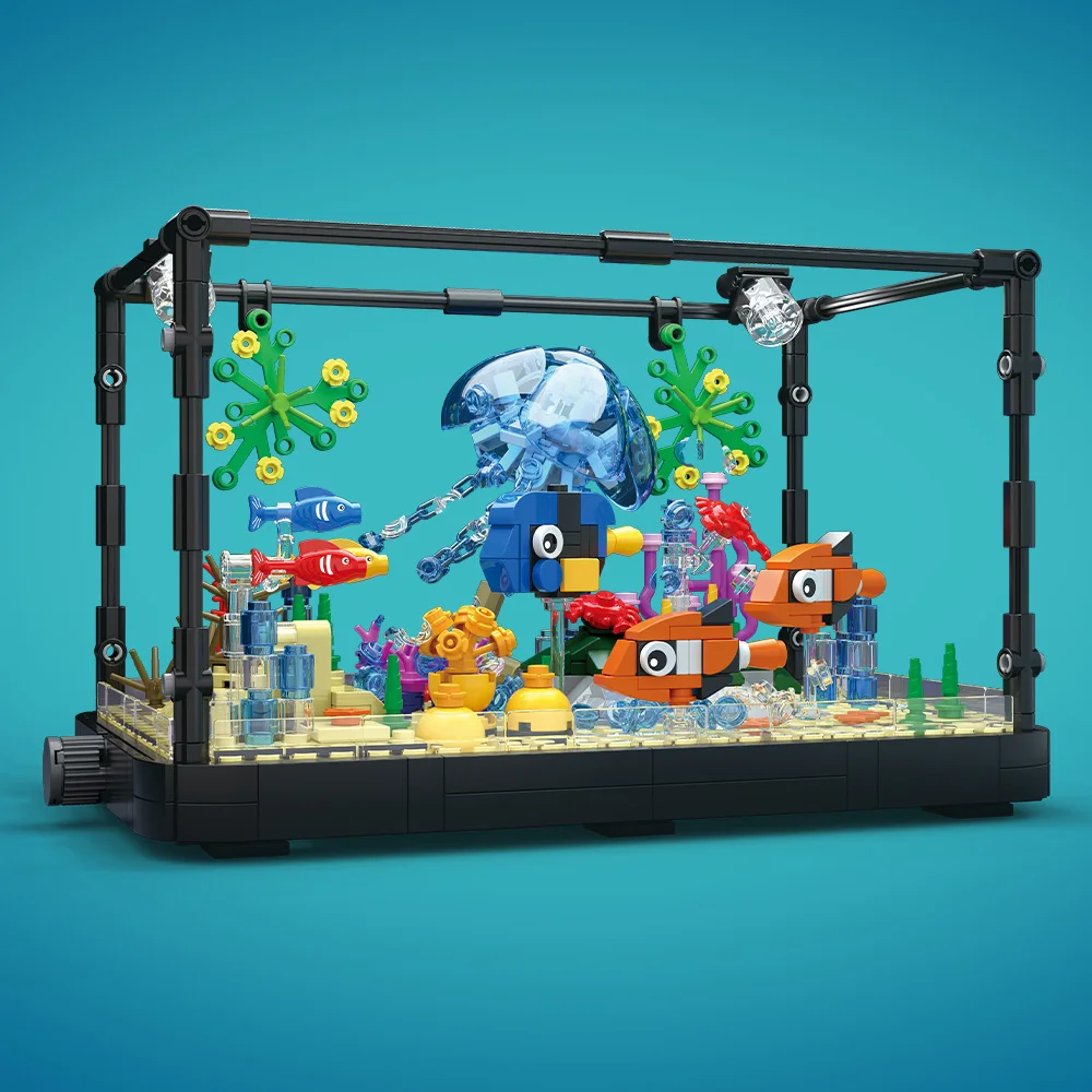 Fish Tank Building Block Set w - огляд і ціна Aquarium Fish Breeding