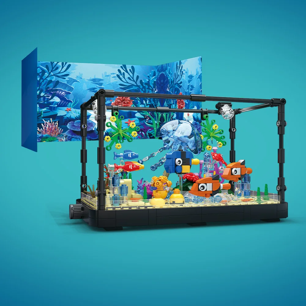 Fish Tank Building Block Set w - огляд і ціна Aquarium Fish Breeding