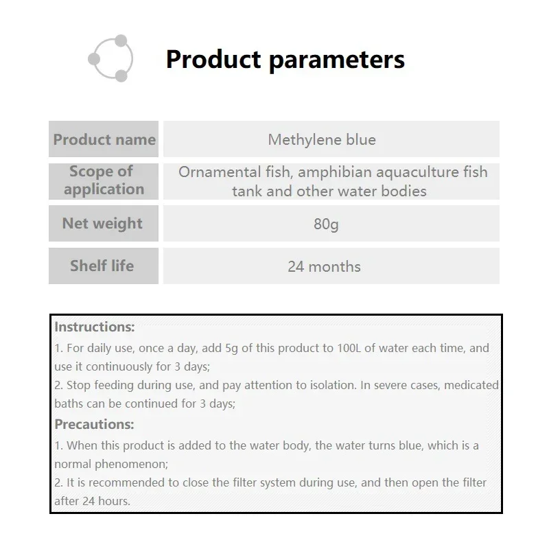 Methylene Blue Ornamental Fish - огляд і ціна Aquarium Fish Parrot