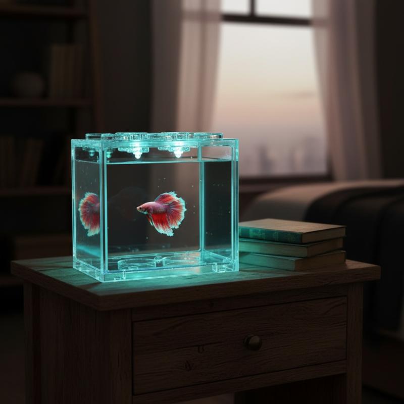 Mini Size Acrylic Fish Tank St - огляд і ціна Live Fish Aquarium