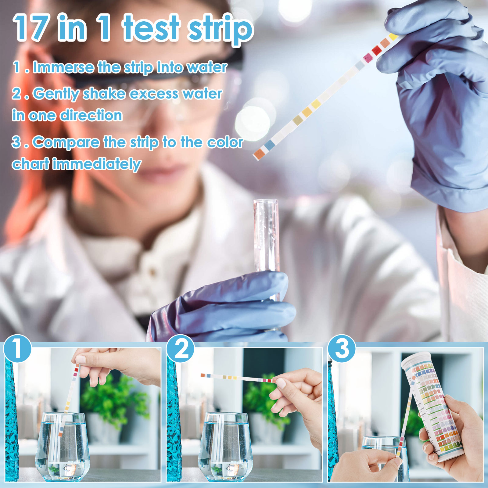 5-17 in 1 Aquarium Test Strips - огляд і ціна Aquarium Fish Breeding