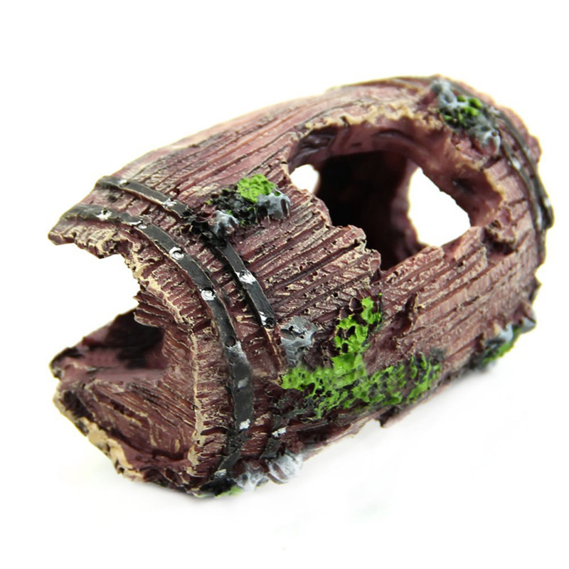 Aquarium Artificial Barrel Cav - огляд і ціна Aquarium Fish Accessories