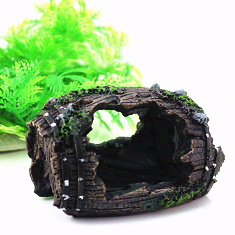 Aquarium Artificial Barrel Cav - огляд і ціна Aquarium Fish Accessories