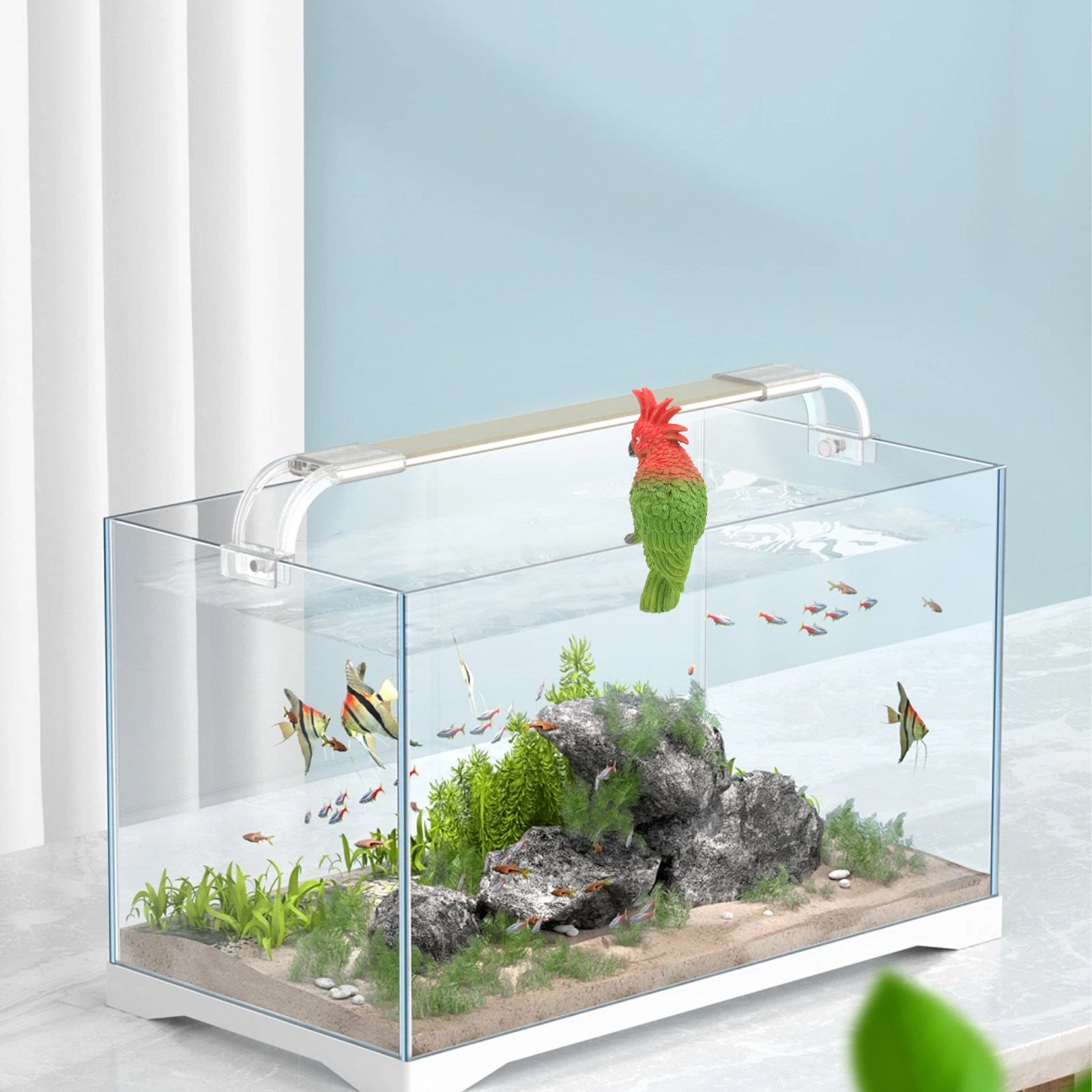 Mini Parrot Aquarium Wall Hang - огляд і ціна Aquarium Fish Parrot