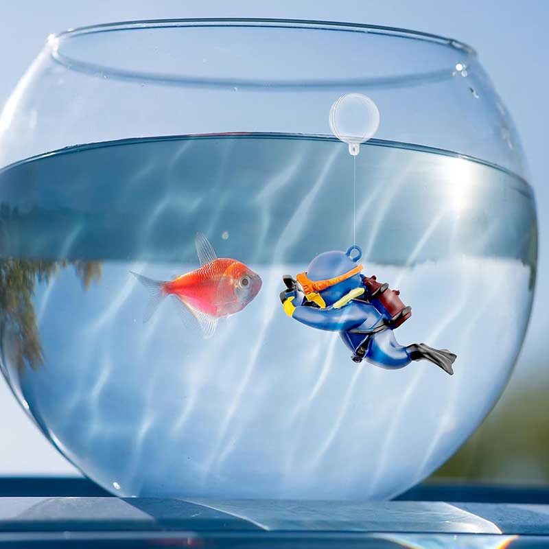 Lovely Diver Fish Tank Ornamen - огляд і ціна Aquarium Fish Ball