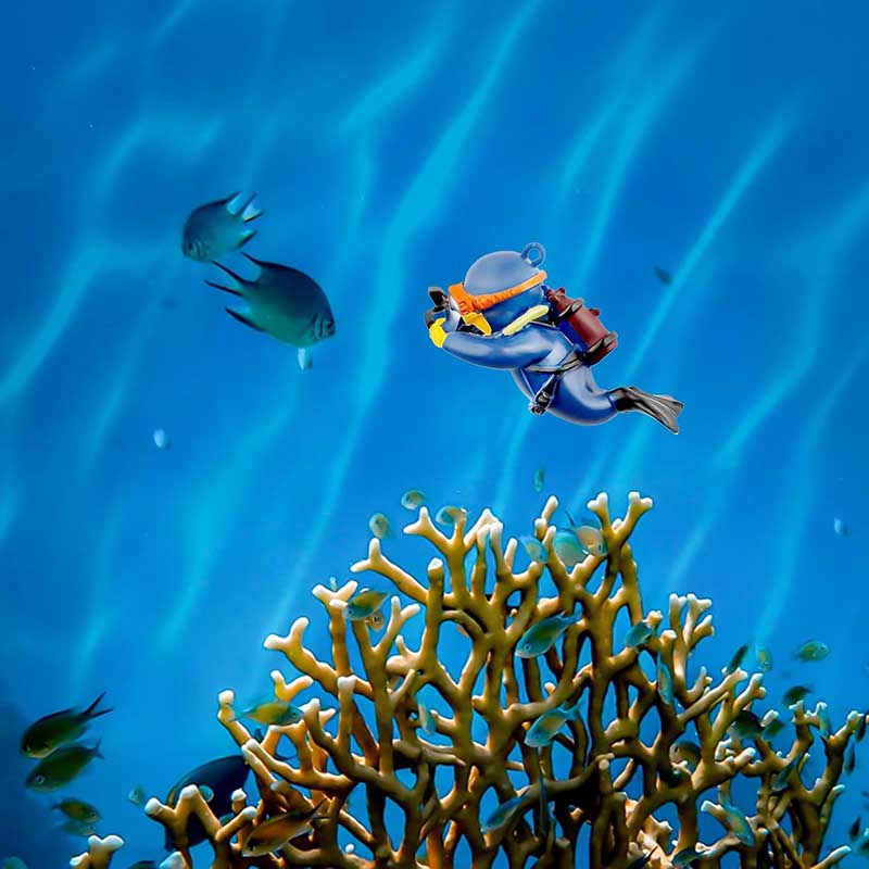Lovely Diver Fish Tank Ornamen - огляд і ціна Aquarium Fish Ball