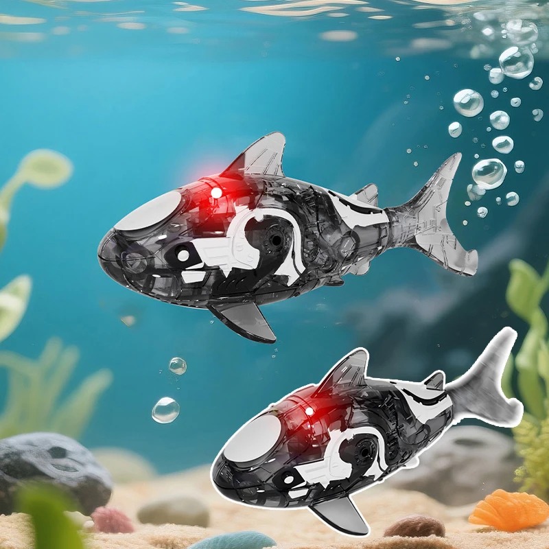 Electric Pet Shark Toy, Sensor - огляд і ціна Aquarium Fish Shark